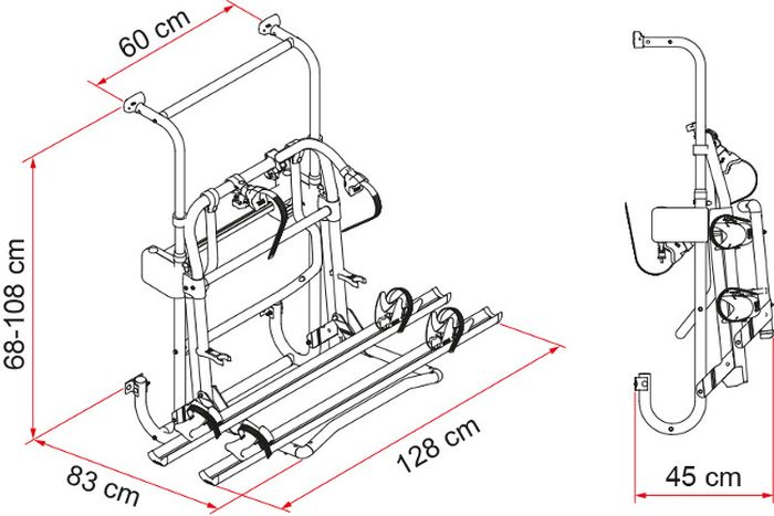Bagażnik rowerowy Carry-Bike LIFT 77 - E-Bike - Fiamma