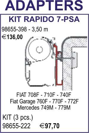 Kit Rapido Serie 7/8 - Fiamma
