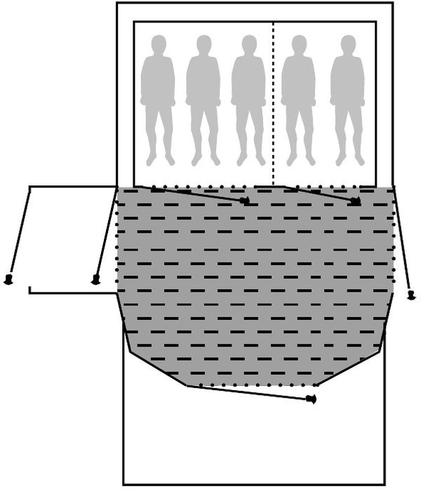 Dywan do namiotu 3-layer Insulate Carpet Concorde 5SATC - Outwell